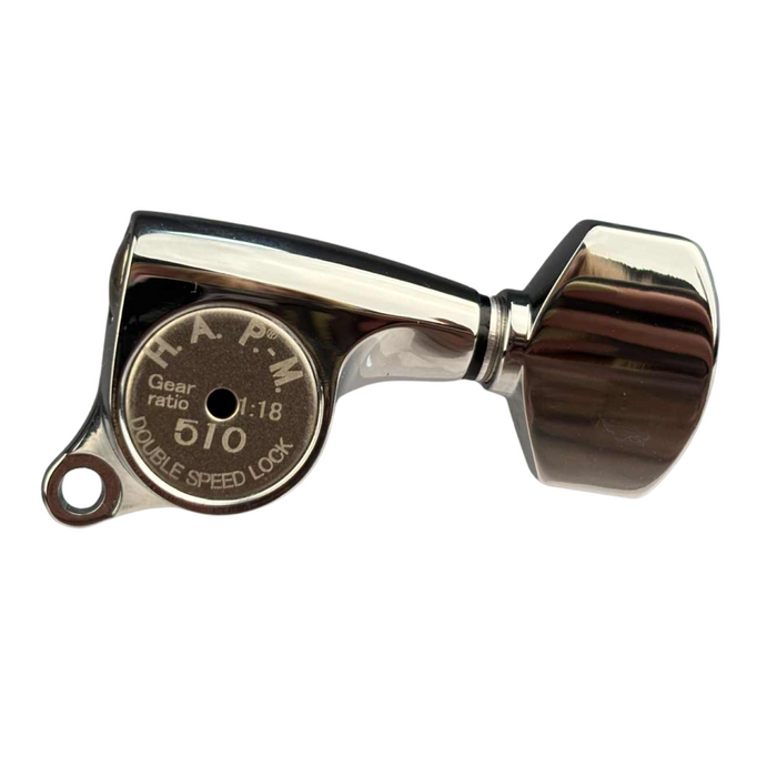 Klucze blokowane GOTOH SGS510Z-A07 HAPM chrome L6 sześć lewych kluczy do gitary HAP-M