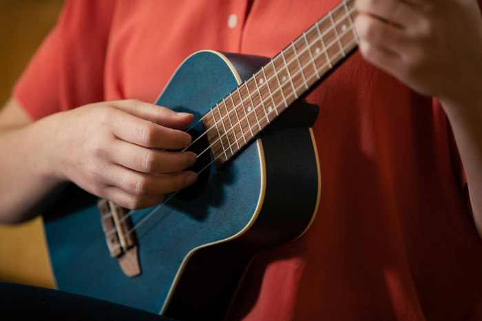 Ukulele koncertowe Ortega RUOCEAN Ocean Blue ukulele niebieskie