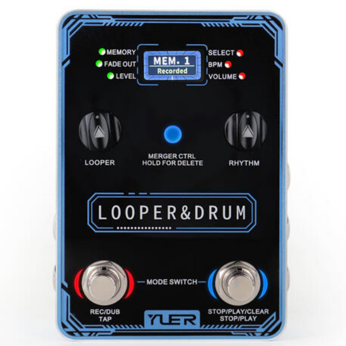 Efekt gitarowy Yuer YU XS 04 Looper Drum