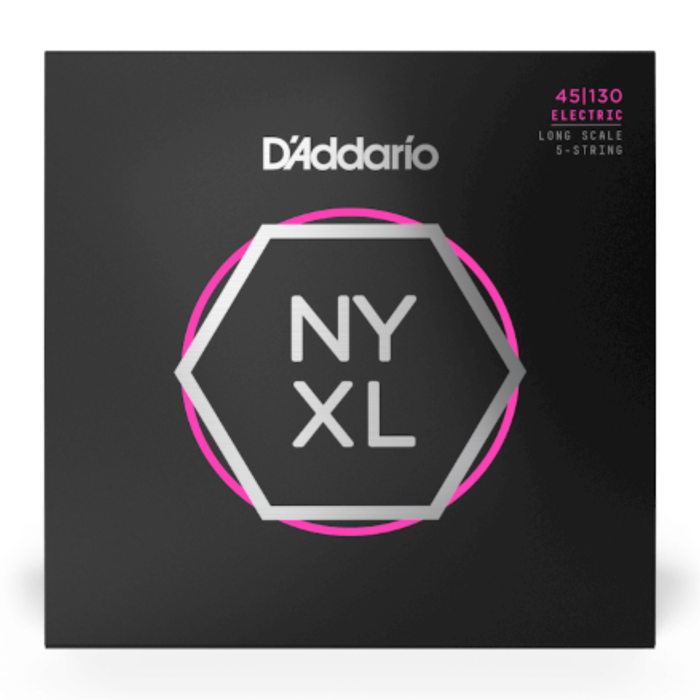 Struny do gitary basowej D'Addario NYXL45130 45-130 Long Scale 5 strun
