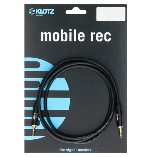 Kabel stereo KLOTZ KS-MM0060 mini Jack 0.6m