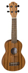 Ukulele sopranowe dla dzieci drewniane brązowe Baton Rouge UR11-S cat