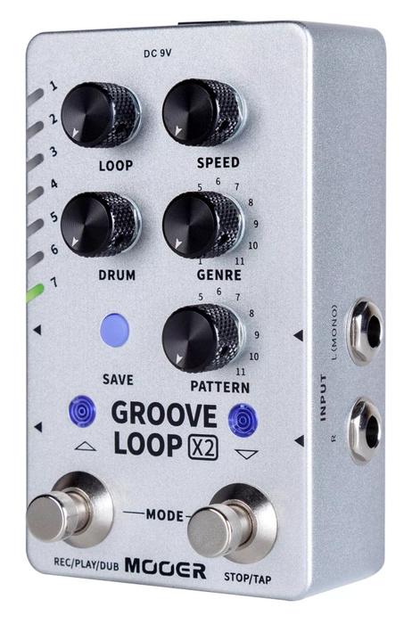 Efekt gitarowy Mooer Groove Loop X2 stereo looper/automat perkusyjny