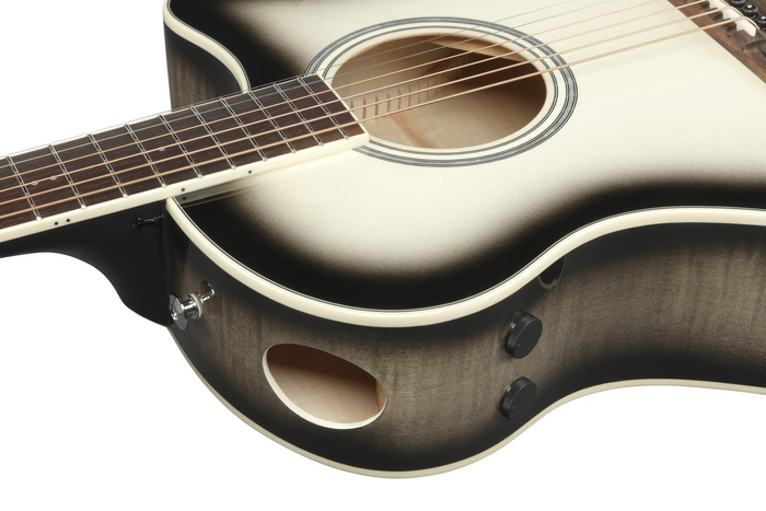 Gitara elektroakustyczna Ibanez AAM370M1CETPA Advanced Transparent Panda High Gloss 