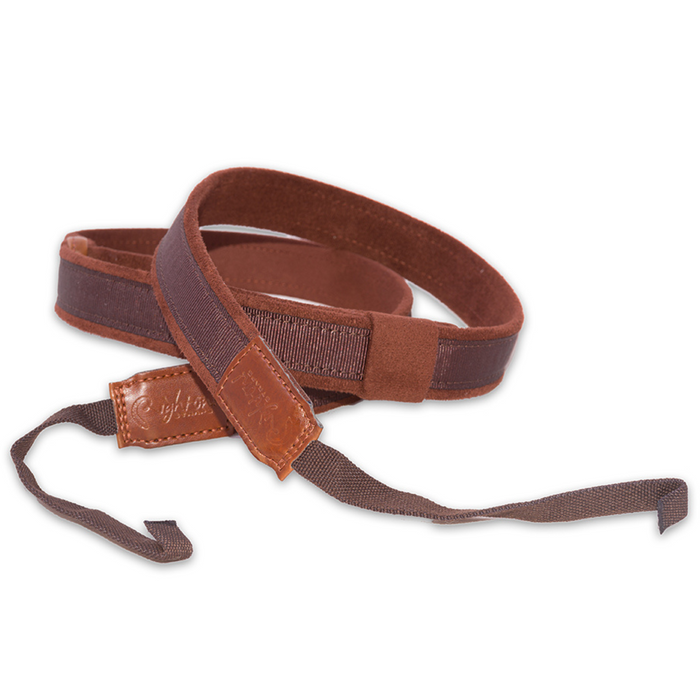 Pas do ukulele Steady series RightOn Uke-Dual Hook brązowy