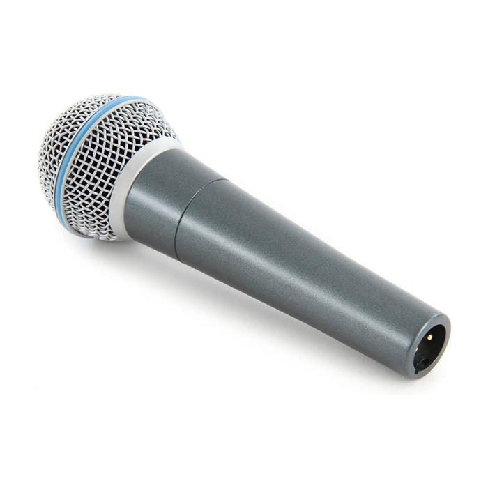 Zestaw wokalny Shure BETA58A ze statywem, pulpitem i kablem Klotz 5m