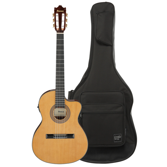 Zestaw gitara elektroklasyczna Ibanez GA5TCE-AM z dedykowanym pokrowcem Ibanez ICB540-BK