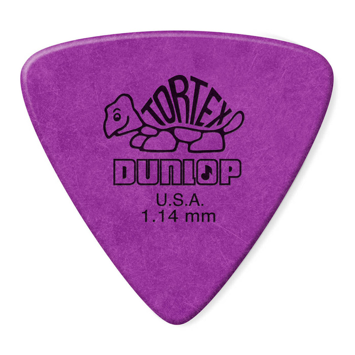 Kostka do gitary Dunlop Tortex Triangle 1.14mm fioletowa