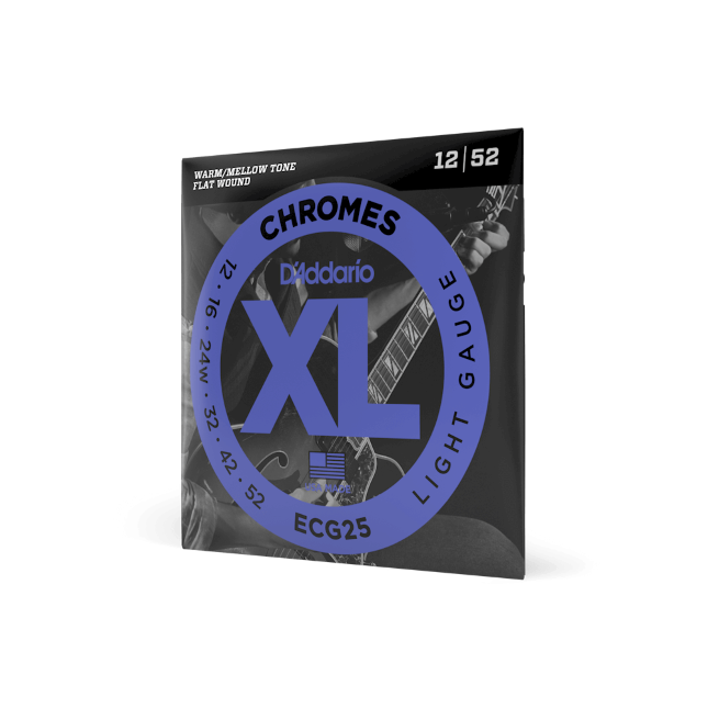 Struny do gitary elektrycznej D'Addario ECG25 Light 12-52