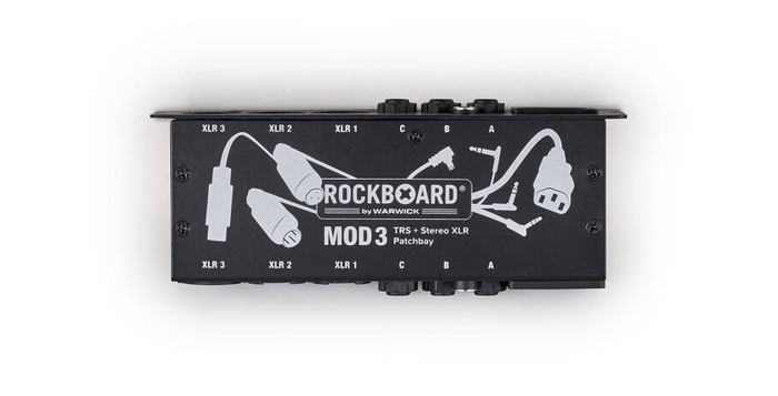 RockBoard MOD 3 V2 - All-in-One TRS & XLR Patchbay for Vocalists & Acoustic Players