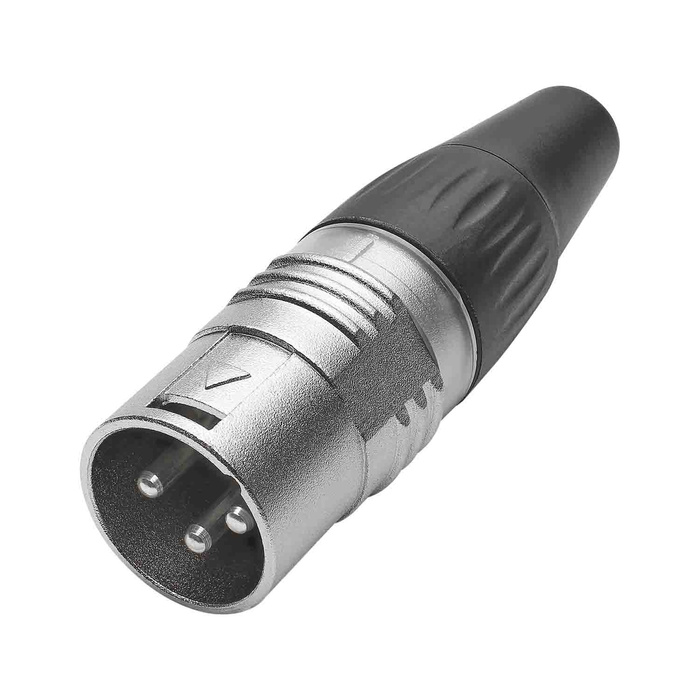 Hicon HI-X3CM-V wtyk męski XLR 3-pin z posrebrzanymi stykami