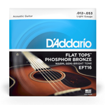 Struny do gitary akustycznej D'Addario EFT16 Flat Tops 12-53