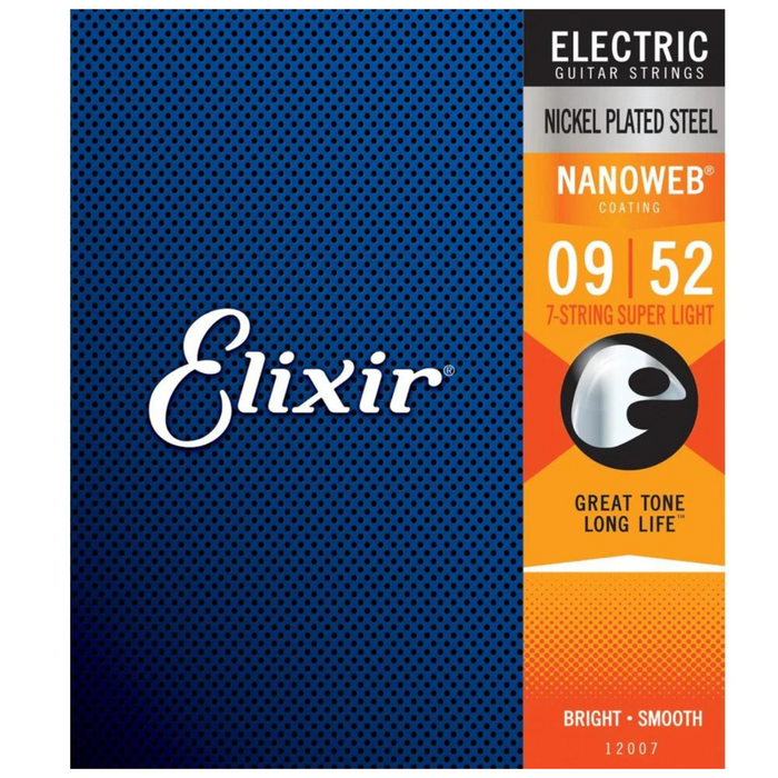 Elixir 12007 SuLt (09-52) NW struny do gitary elektrycznej 7-strunowej