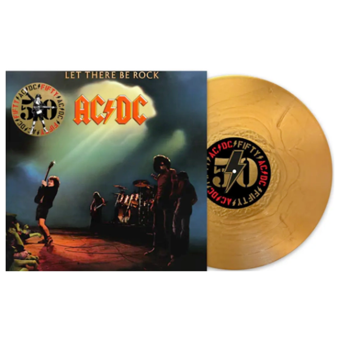 AC/DC - Let There Be Rock (50th Anniversary) LP złota płyta winylowa