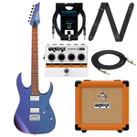 Zestaw gitara elektryczna Ibanez GRG121SP-BMC superstrat z kolumną i wzmacniaczem Orange
