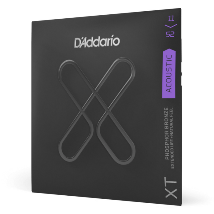 Struny do gitary akustycznej D'Addario XTAPB1152 Custom Light 11-52