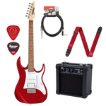 Zestaw gitara elektryczna Ibanez GRX40-CA z combo gitarowym Peavey AUDITION 7W i akcesoriami