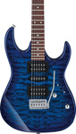 Zestaw gitara elektryczna Ibanez GRX70QA-TBB z dedykowanym pokrowcem Ibanez IGB540-BK