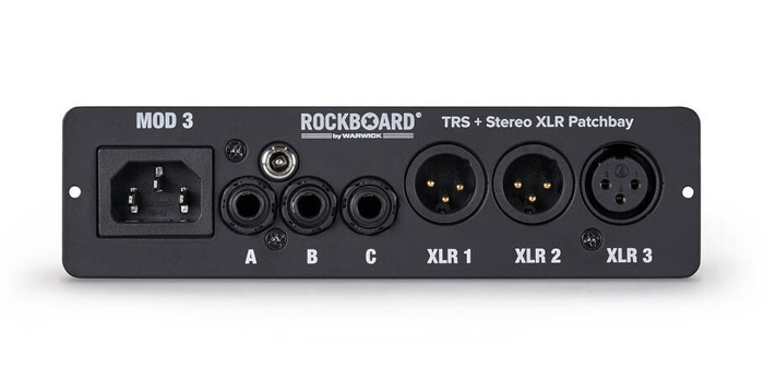 RockBoard MOD 3 V2 - All-in-One TRS & XLR Patchbay for Vocalists & Acoustic Players