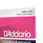 D'Addario EJ23 struny do gitary akustycznej Phosphor Bronze Super Light  09-45