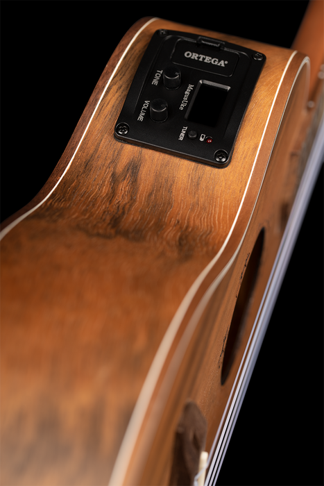 Ukulele koncertowe elektroakustyczne Ortega LIZARD-CC-GB paldao + pokrowiec