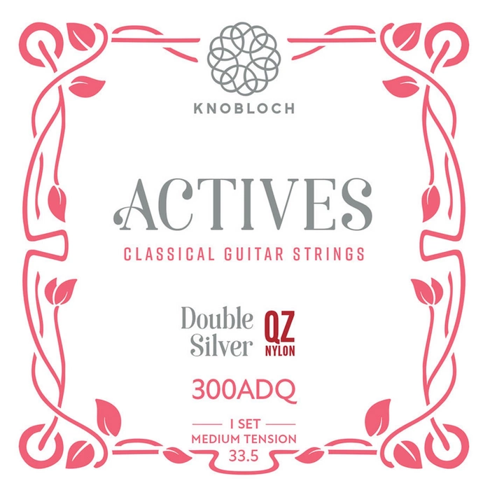 Struny do gitary klasycznej Knobloch ACTIVES Double Silver QZ Nylon 300ADQ 28-43