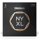 Zestaw strun do gitary elektrycznej D'Addario NYXL1046-3P 3PACK 10-46
