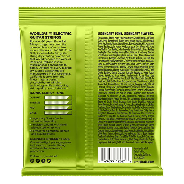 Ernie Ball 2621 NC Hybrid Slinky struny do gitary elektrycznej 10-56