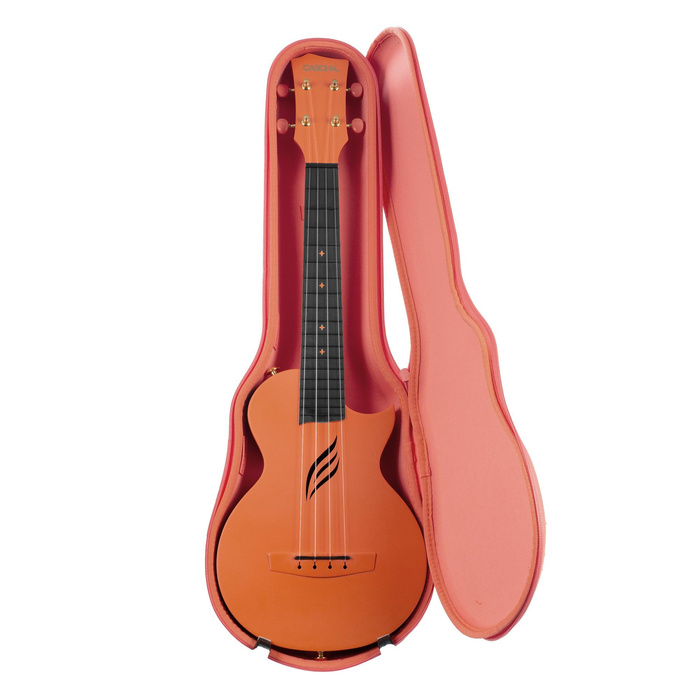Ukulele koncertowe pomarańczowe Cascha Carbon Fibre HH 2289