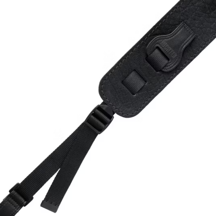 Pas do gitary Richter Luxury Bullneck Wild Black czarny skórzany