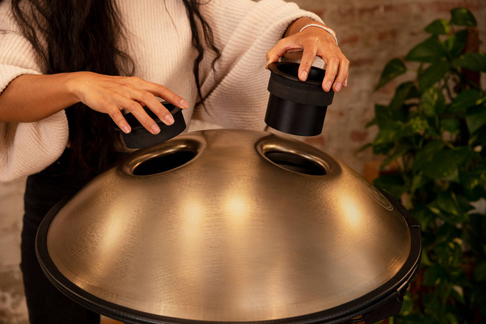 Handpan MEINL Sonic Energy Sensory HPSTL91 D Amara 9 Stainless Steel 440 Hz