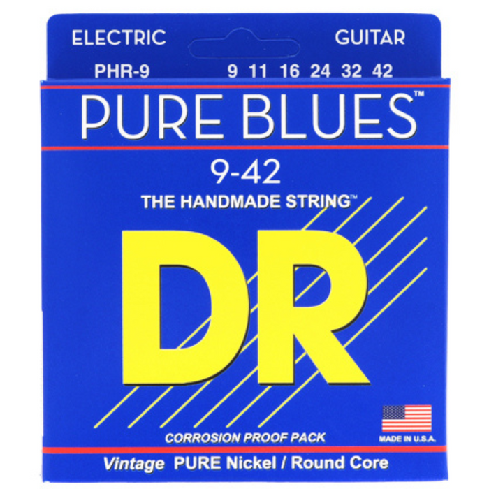 Struny do gitary elektrycznej DR PHR 9-42 Pure Blues