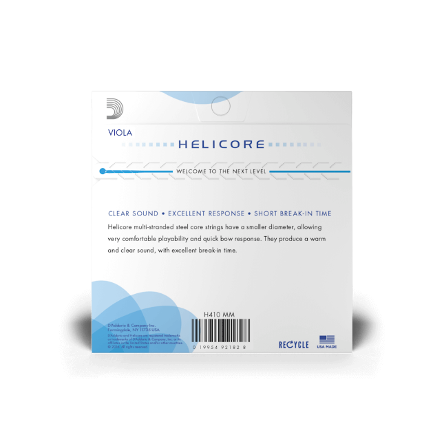 Struny do skrzypiec D'Addario Helicore H410 MM Medium Tension Medium Scale