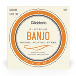 Struny do banjo D'Addario EJ61 Medium 10-23