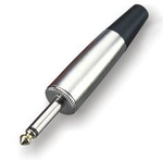 Wtyk Jack 6.3 mm mono niklowany Roxtone RJ015M