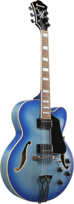 Gitara elektryczna Hollowbody Ibanez AF75-JBB Artcore AF Jet Blue Burst