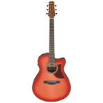 Gitara elektroakustyczna Ibanez AAM50CE-CRO Advanced Coral Red Burst Open Pore
