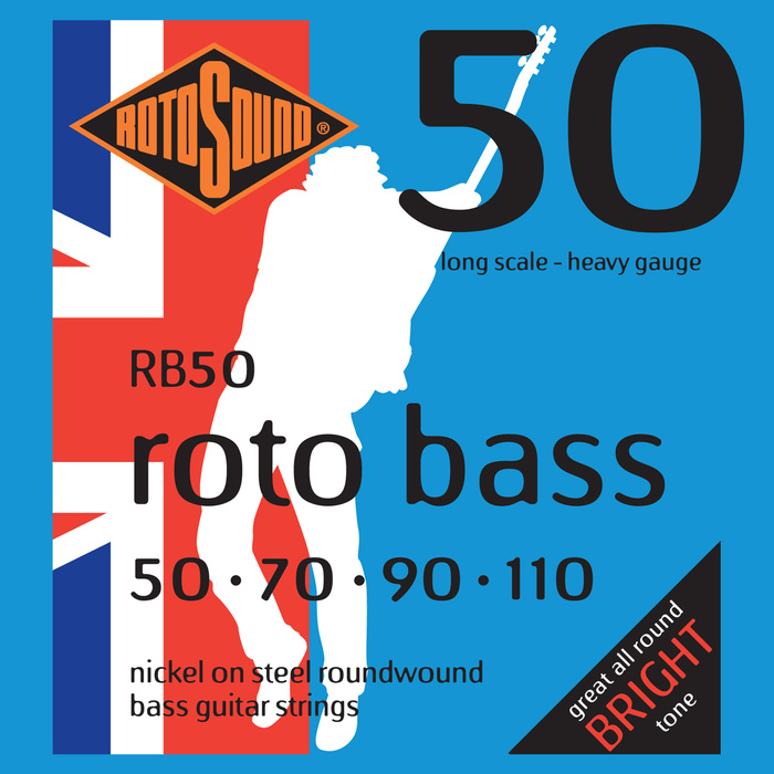 Struny do gitary basowej 50-110 ROTOSOUND RB50