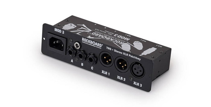 RockBoard MOD 3 V2 - All-in-One TRS & XLR Patchbay for Vocalists & Acoustic Players