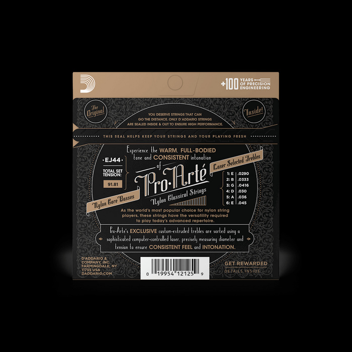 D'Addario EJ44 struny do gitary klasycznej EXTRA HARD TENSION