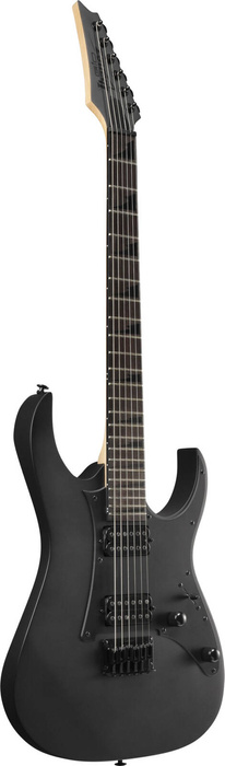 Zestaw gitara elektryczna Ibanez GRGR131EX-BKF GIO Black Flat z dedykowanym pokrowcem Ibanez IGB540-BK