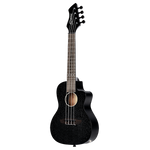 Ukulele koncertowe elektroakustyczne Ortega RUHZ-CE-SBK Horizon okoume czarne