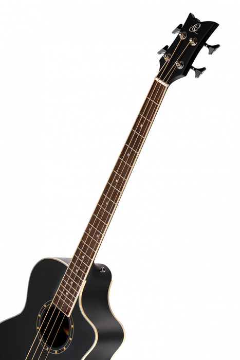 Gitara basowa elektroakustyczna Ortega D7CE-SBK-4 czarna