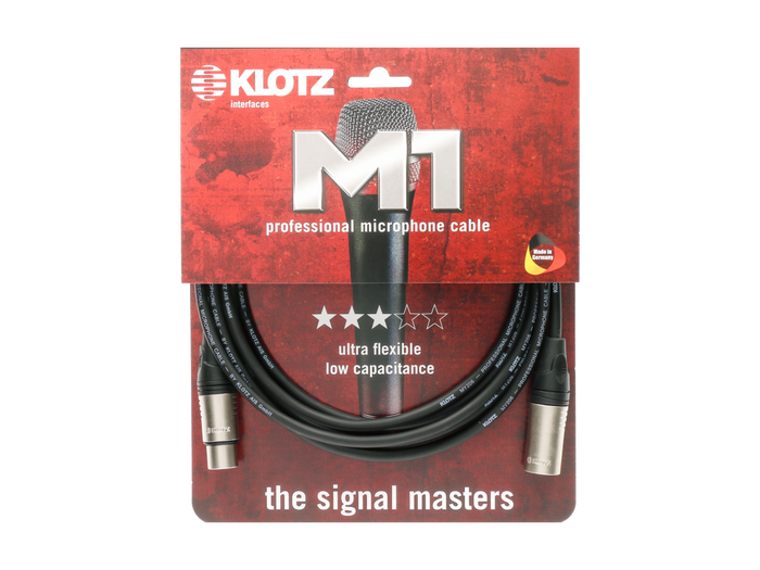 Kabel mikrofonowy Klotz M1 XLR 5m 1x0.22 mm² M1K1FM0500