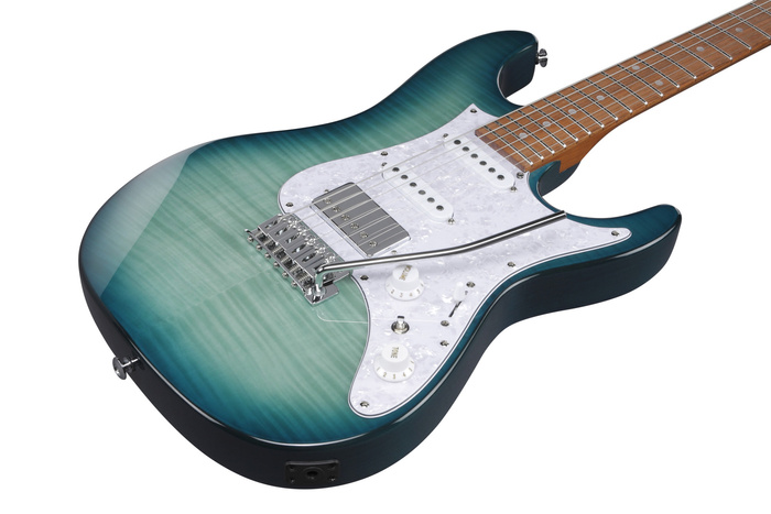 Gitara elektryczna Ibanez AZ22S1F-TXB Transparent Turquoise Burst