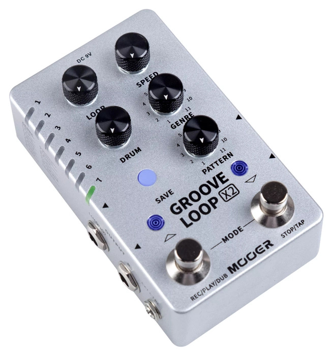 Efekt gitarowy Mooer Groove Loop X2 stereo looper/automat perkusyjny