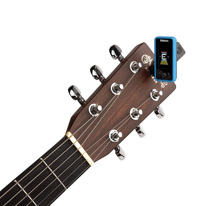 Stroik, chromatyczny tuner do gitary PW-CT-17 D'addario niebieski