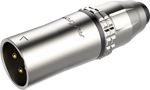 Wtyk XLR męski 3-pin wodoodporny IP67 Roxtone RX3MWP-NG