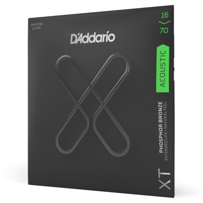 Struny do gitary akustycznej barytonowej D'Addario XTAPB1670 Medium 16-70 struny barytonowe