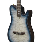 Gitara elektro klasyczna Ibanez FRH20QMN-CTL Cosmic Blue Starburst Low Gloss